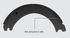 4693-DB Remanufactured Brake Shoe & Core 15" diameter