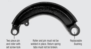4607 Remanufactured Brake Shoe & Core 12.25" diameter
