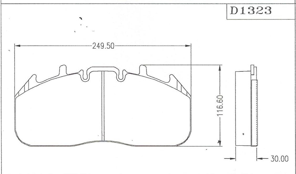 D1323 Disc Pad FMSI 8435