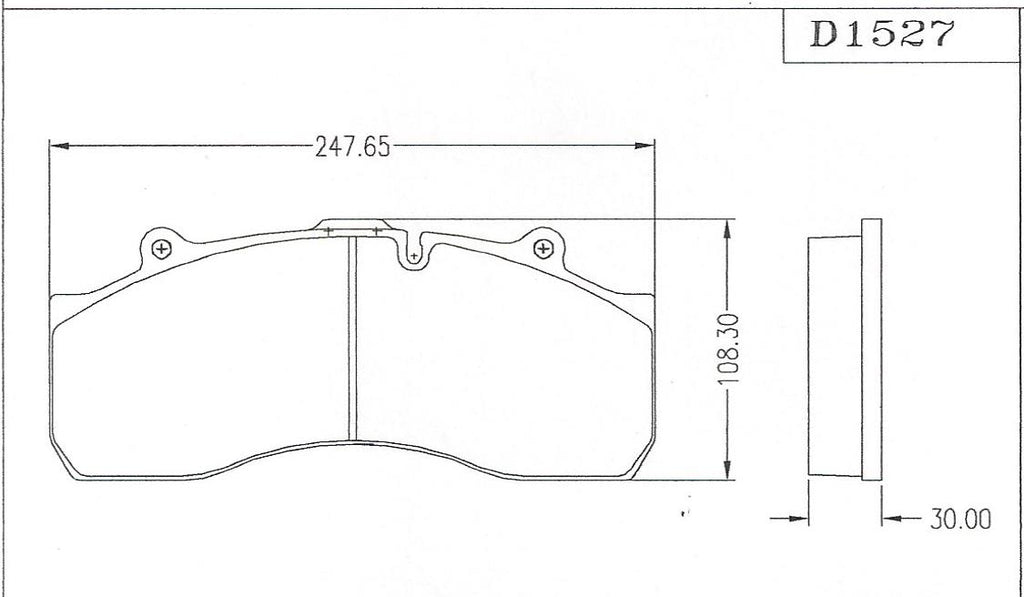 D1527 Disc Pad FMSI 8735