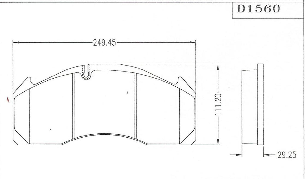 D1560 Disc Pad FMSI 8771