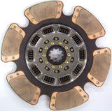 6 paddle ceramic clutch disc with 10 springs for heavy duty truck clutch
