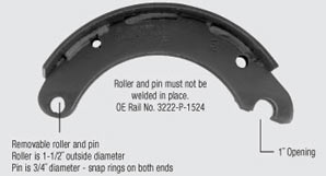 4670-Q Remanufactured Brake Shoe & Core 12.25" diameter