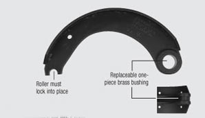 4398-D Remanufactured Brake Shoe & Core 16.5" diameter