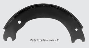 1443-E New Steel Brake Shoe or Brake Shoe Kit 15" diameter