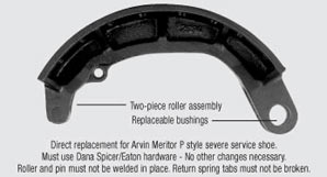 4708-CAST Remanufactured Brake Shoe & Core 16.5" diameter