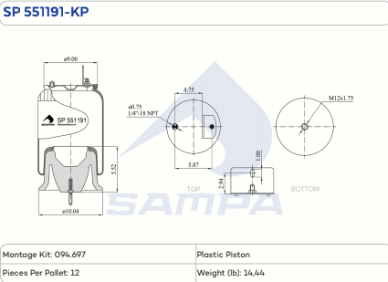 551191-KP Air Bag diagram