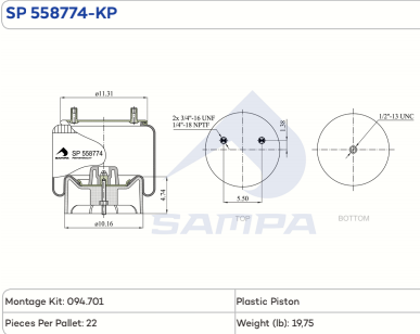 558774-KP Air Bag diagram