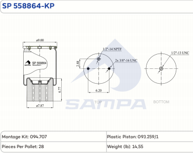 558864-KP Air Bag diagram