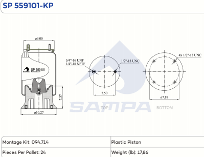 559101-KP Air Bag diagram