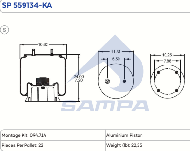 559134-KA Air Bag diagram