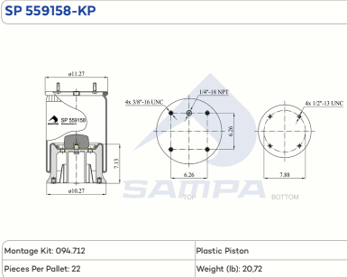 559158-KP Air Bag diagram