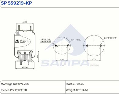 559219-KP Air Bag diagram