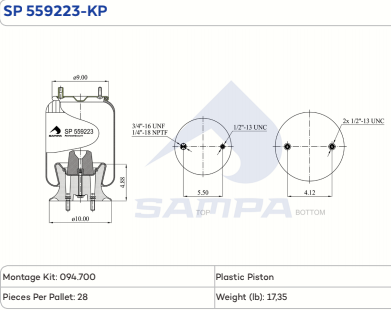 559223-KP Air Bag diagram