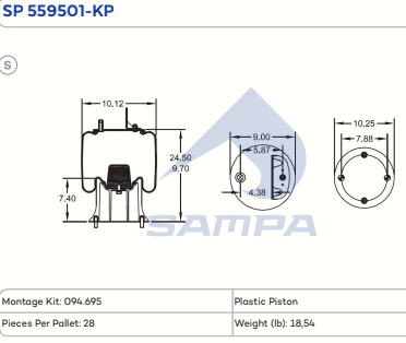 559501-KP Air Bag diagram