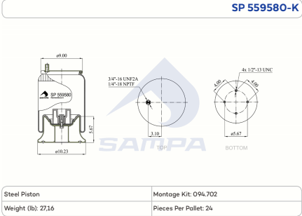 559580-K Air Bag diagram