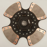 four paddle ceramic clutch disc with 6 springs