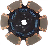 6 paddle ceramic clutch disc with 7 springs 