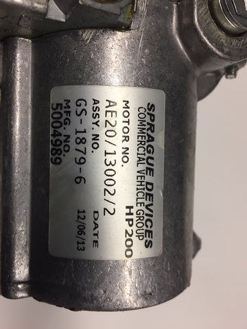 AE20/13002/2 Wiper Motor (Motor Only) Sprague Devices Wiper Motor  GS-1879-6 Motor Only