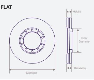 DWTR0039 Air Disc Rotor for Conmet 10018609